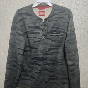 Coleman Fleece Lined Camo Thermal Waffle Sharpa